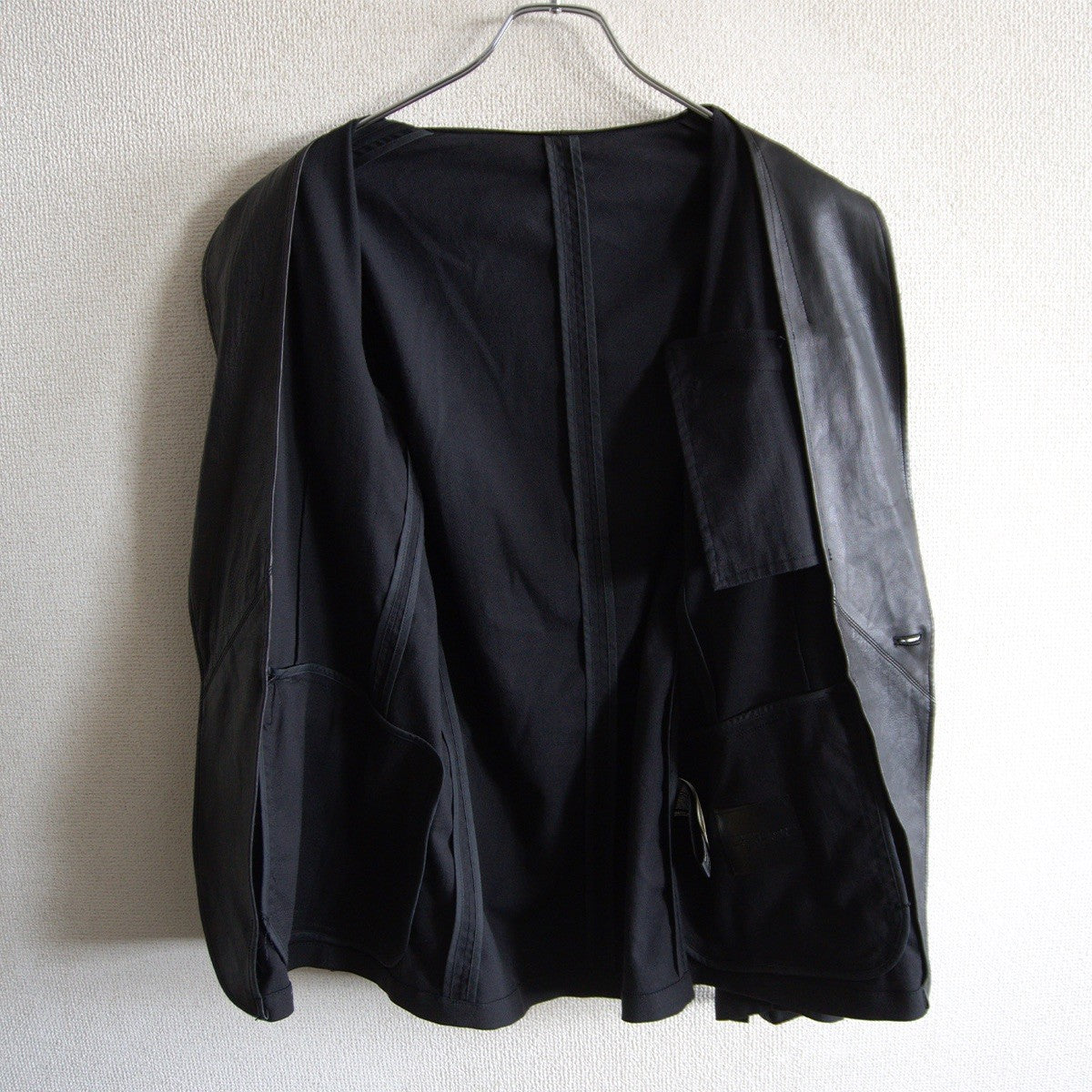 ISAMU KATAYAMA BACKLASH Cotton Cow Leather Tailored Size M