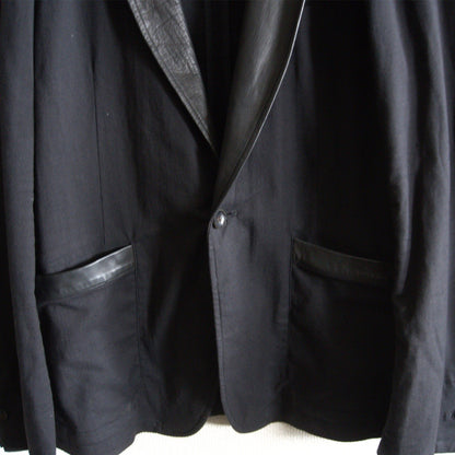ISAMU KATAYAMA BACKLASH Cotton Cow Leather Tailored Size M