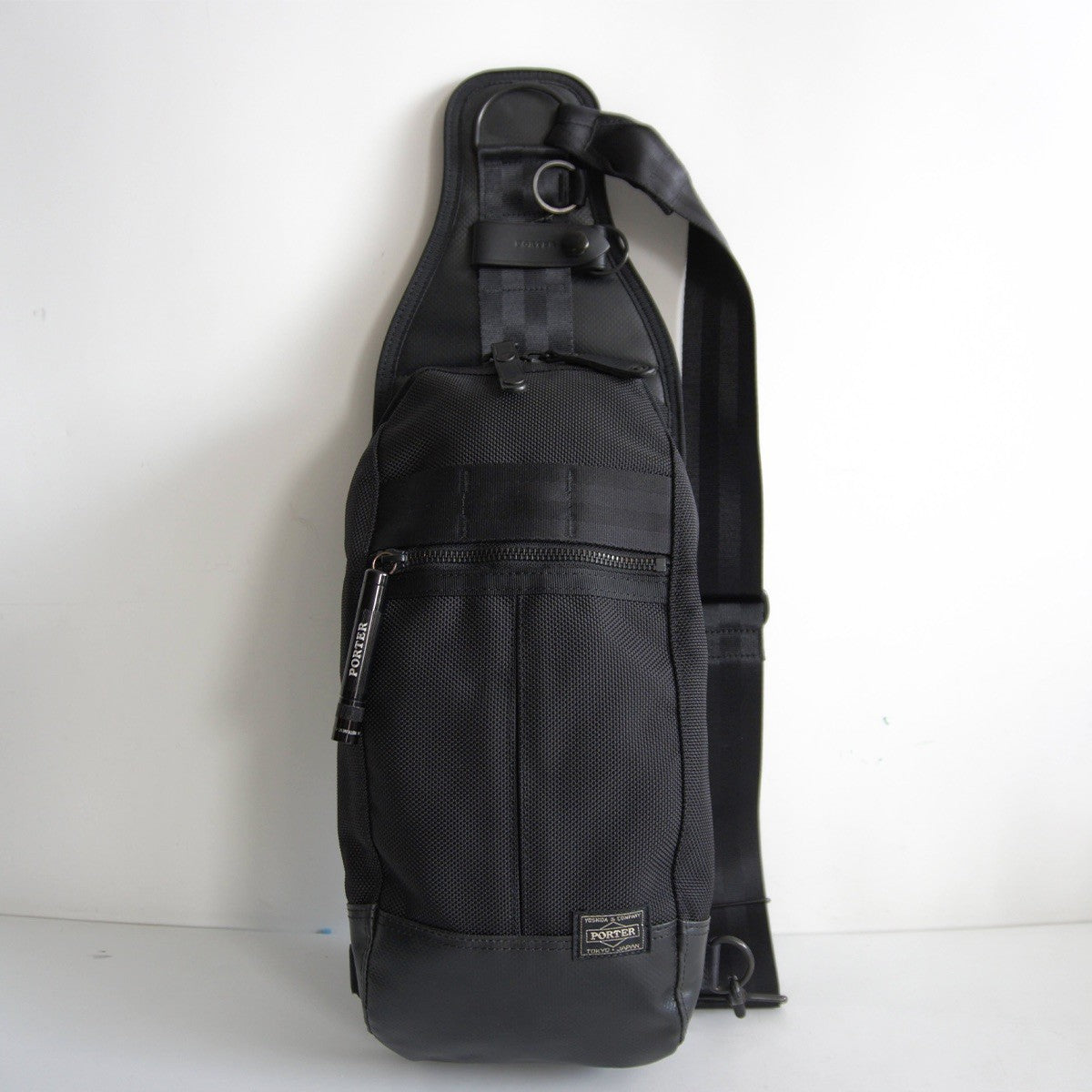 PORTER HEAT Ballistic Nylon Sling Shoulder Bag Size ONE SIZE