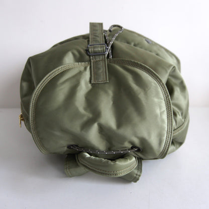 PORTER TANKER Sage Green Nylon Backpack Size ONE SIZE