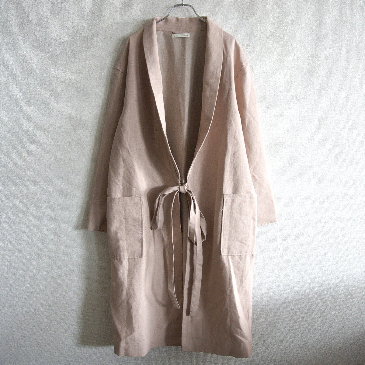 OLD JOE Linen Shawl Collar Wrapped Chore Coat Size 36