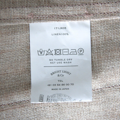 OLD JOE Linen Shawl Collar Wrapped Chore Coat Size 36