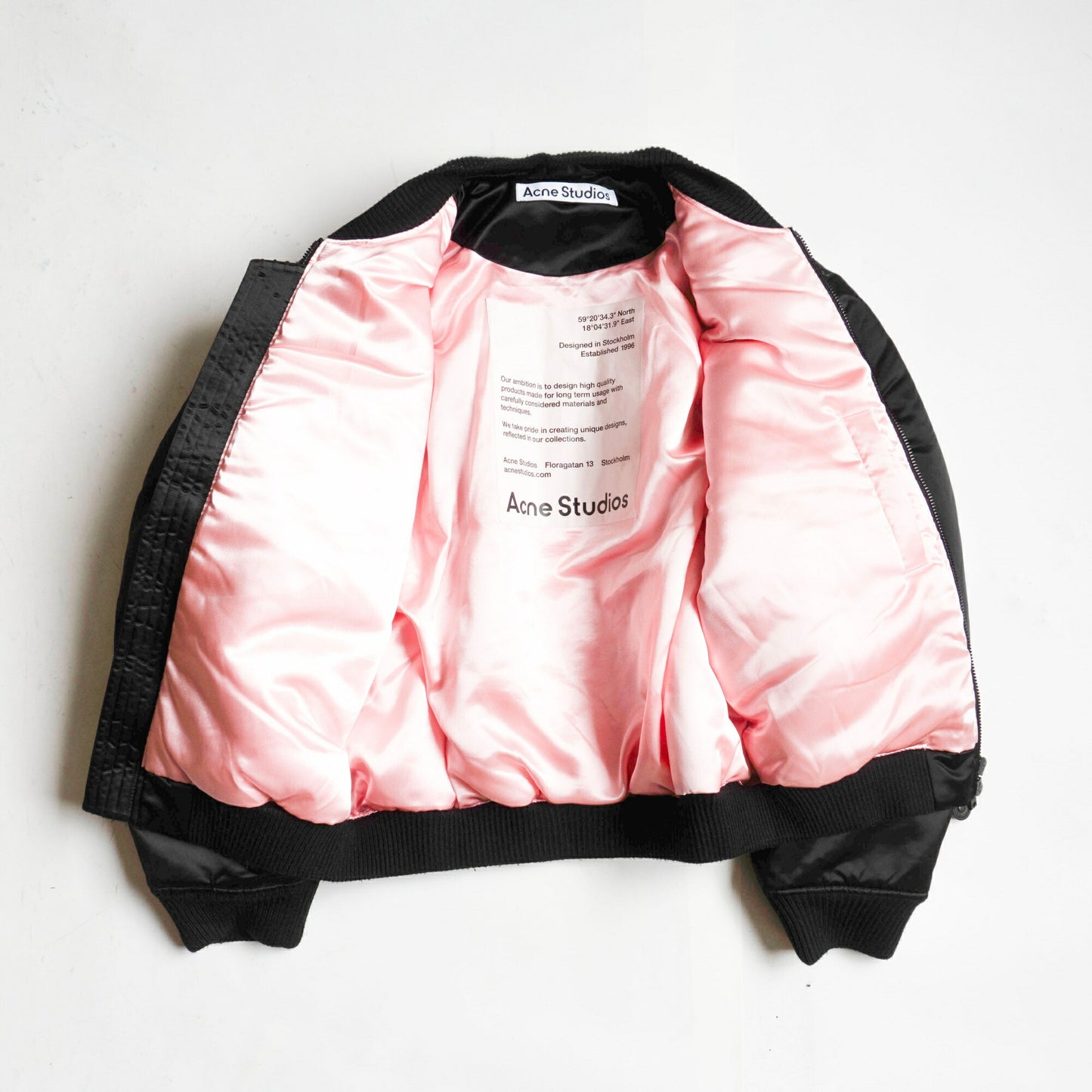Acne Studios Voluminous Bomber Jacket Size S
