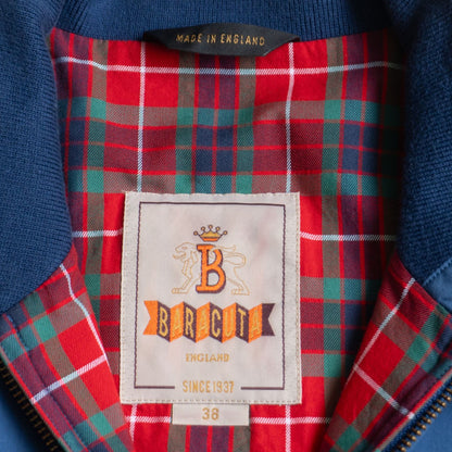 BARACUTA G9 Harrington Jacket Made in England Blue Size 38
