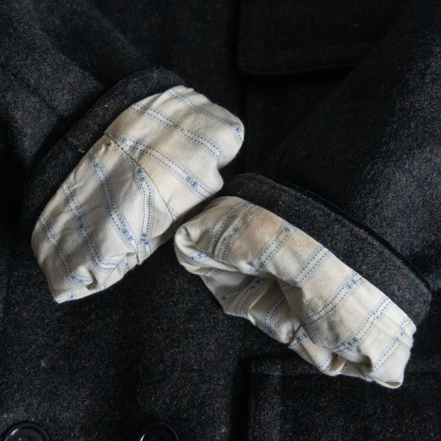 FREEWHEELERS Stieglitz Wool Melton Double-Breasted Size S