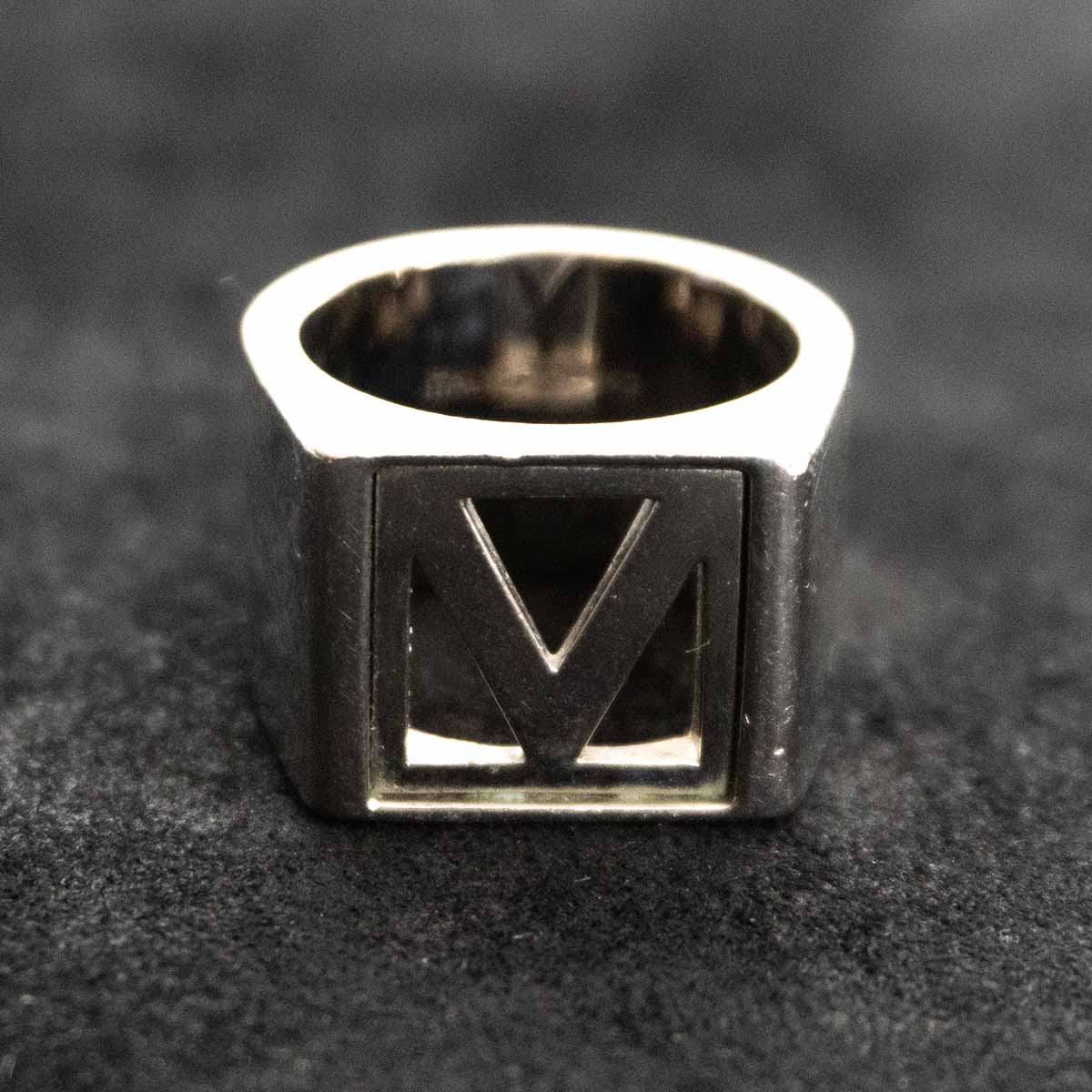 LOUIS VUITTON M61992 V Square Ring Size ONE SIZE