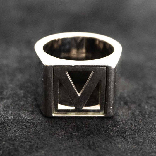 LOUIS VUITTON M61992 V Square Ring Size ONE SIZE