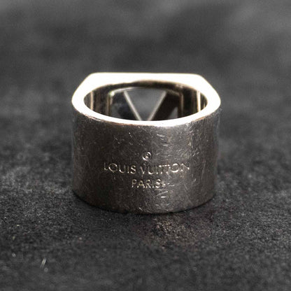 LOUIS VUITTON M61992 V Square Ring Size ONE SIZE