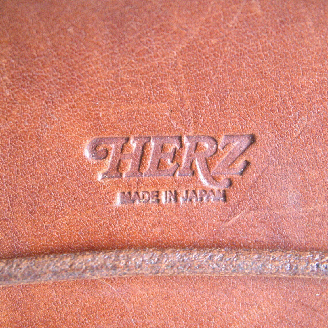HERZ R-152 Half Flap Two Belt Backpack Brown Size ONE SIZE