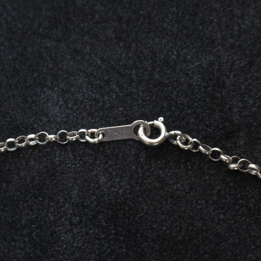 Silver 925 Compact Chain Necklace Size ONE SIZE