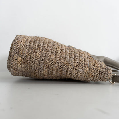 HELEN KAMINSKI Leather Handle Raffia 2-Way Size ONE SIZE