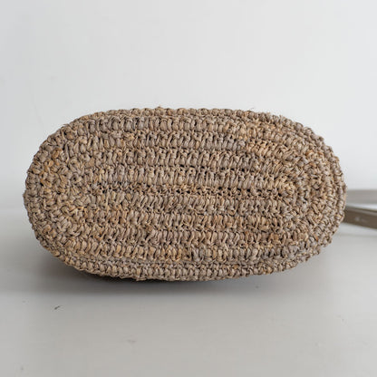 HELEN KAMINSKI Leather Handle Raffia 2-Way Size ONE SIZE