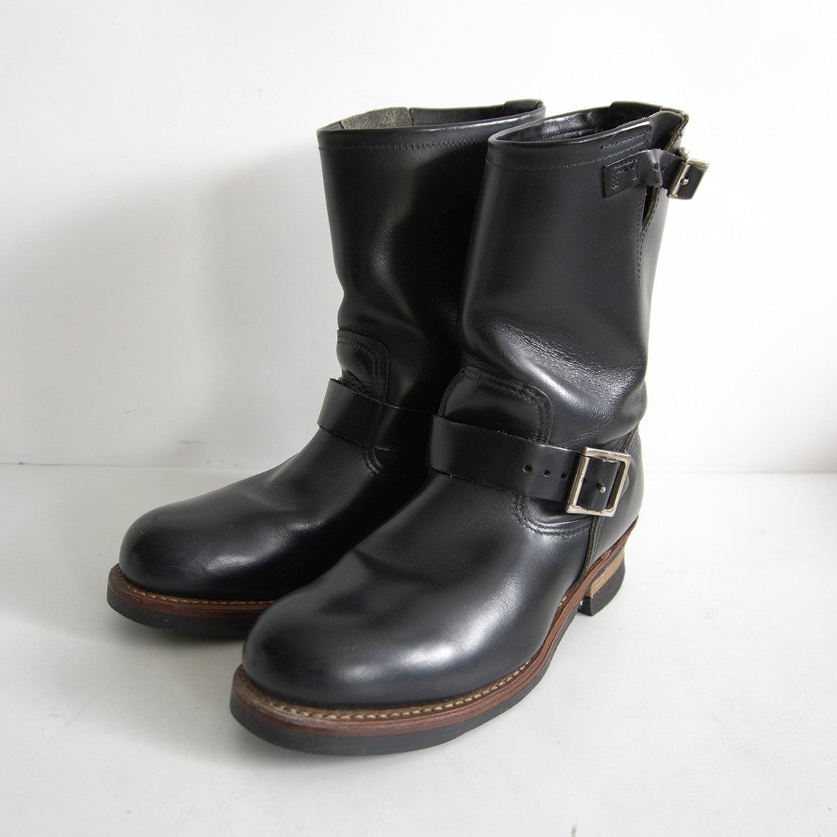 REDWING 2011 2268 Engineer Boots Black Made in USA Size 9.5D