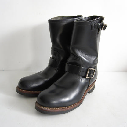 REDWING 2011 2268 Engineer Boots Black Made in USA Size 9.5D