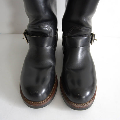 REDWING 2011 2268 Engineer Boots Black Made in USA Size 9.5D