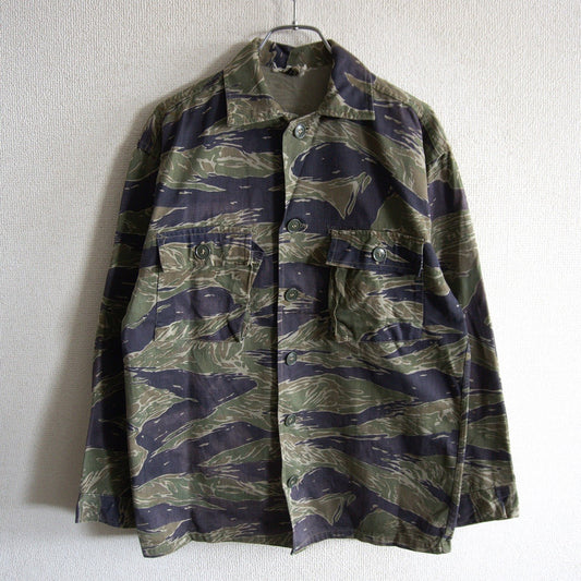 NAM 60s US Military Vietnam War Tiger Stripe Shirt Size S