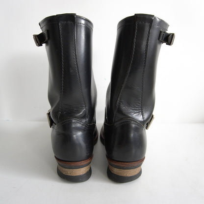 REDWING 2011 2268 Engineer Boots Black Made in USA Size 9.5D