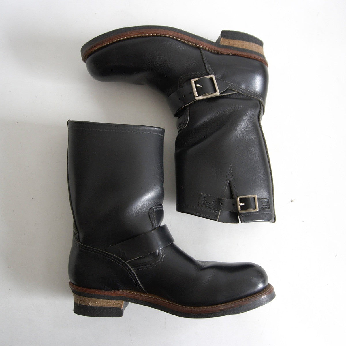 REDWING 2011 2268 Engineer Boots Black Made in USA Size 9.5D