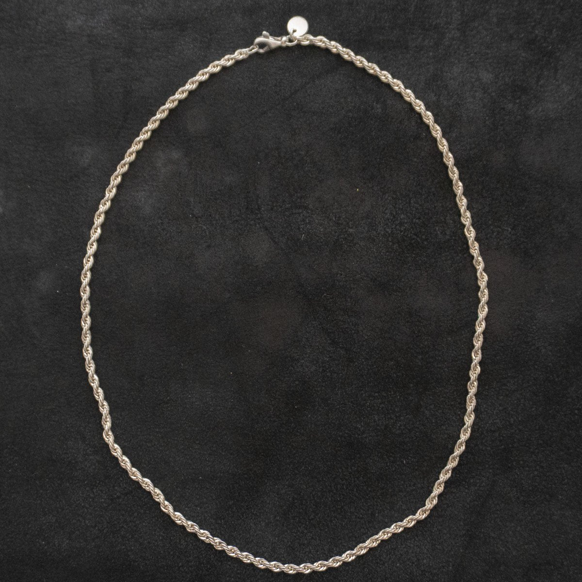 TIFFANY Sterling Silver Twisted Rope Chain Size ONE SIZE