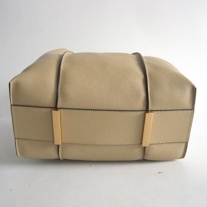 TOD'S T Timeless Hammered Leather Shopping Bag Size ONE SIZE