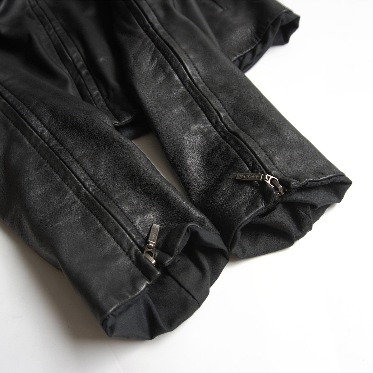 Yasuyuki Ishii Hooded Sheep Leather Jacket Black Size S