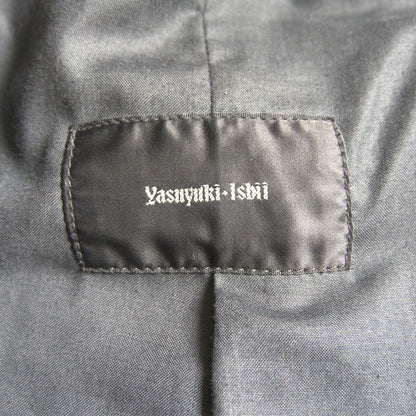 Yasuyuki Ishii Hooded Sheep Leather Jacket Black Size S
