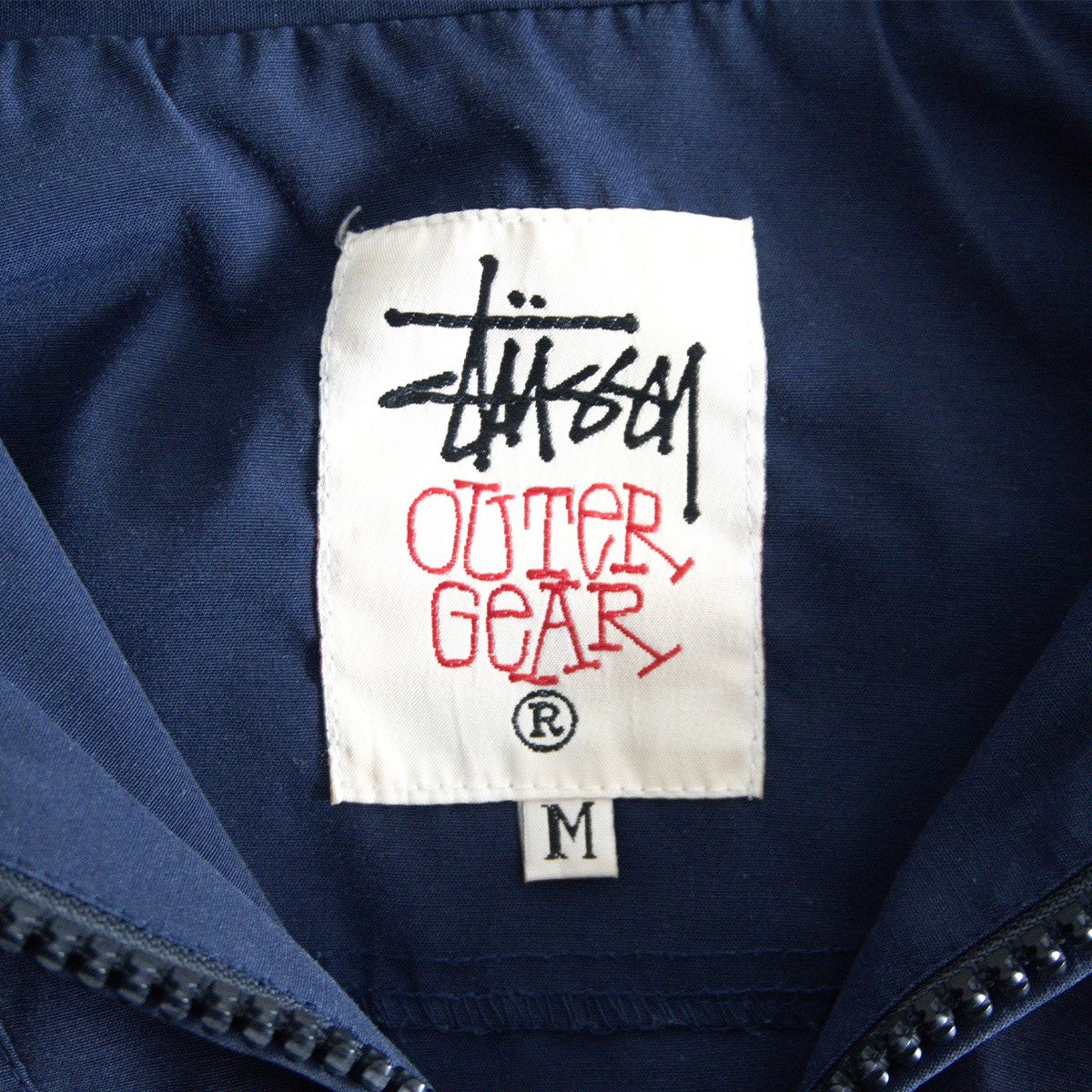 USA 90s Old Stussy Sailing Jacket with Hood Size M
