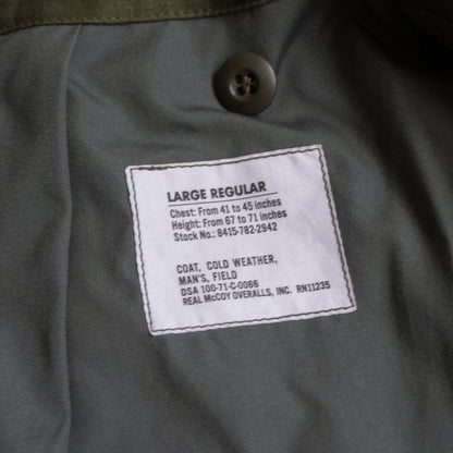 THE REAL MCCOY'S Junction City M-65 2nd Type Field Size L