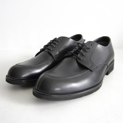REGAL U-Tip Leather Derby Shoes Black Size 25EEE