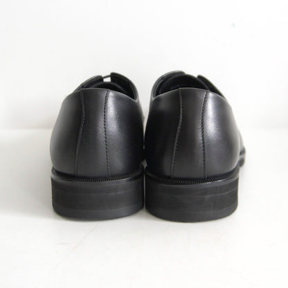 REGAL U-Tip Leather Derby Shoes Black Size 25EEE
