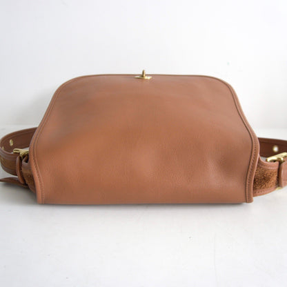 OLD COACH Brown Leather Shoulder Bag Size ONE SIZE
