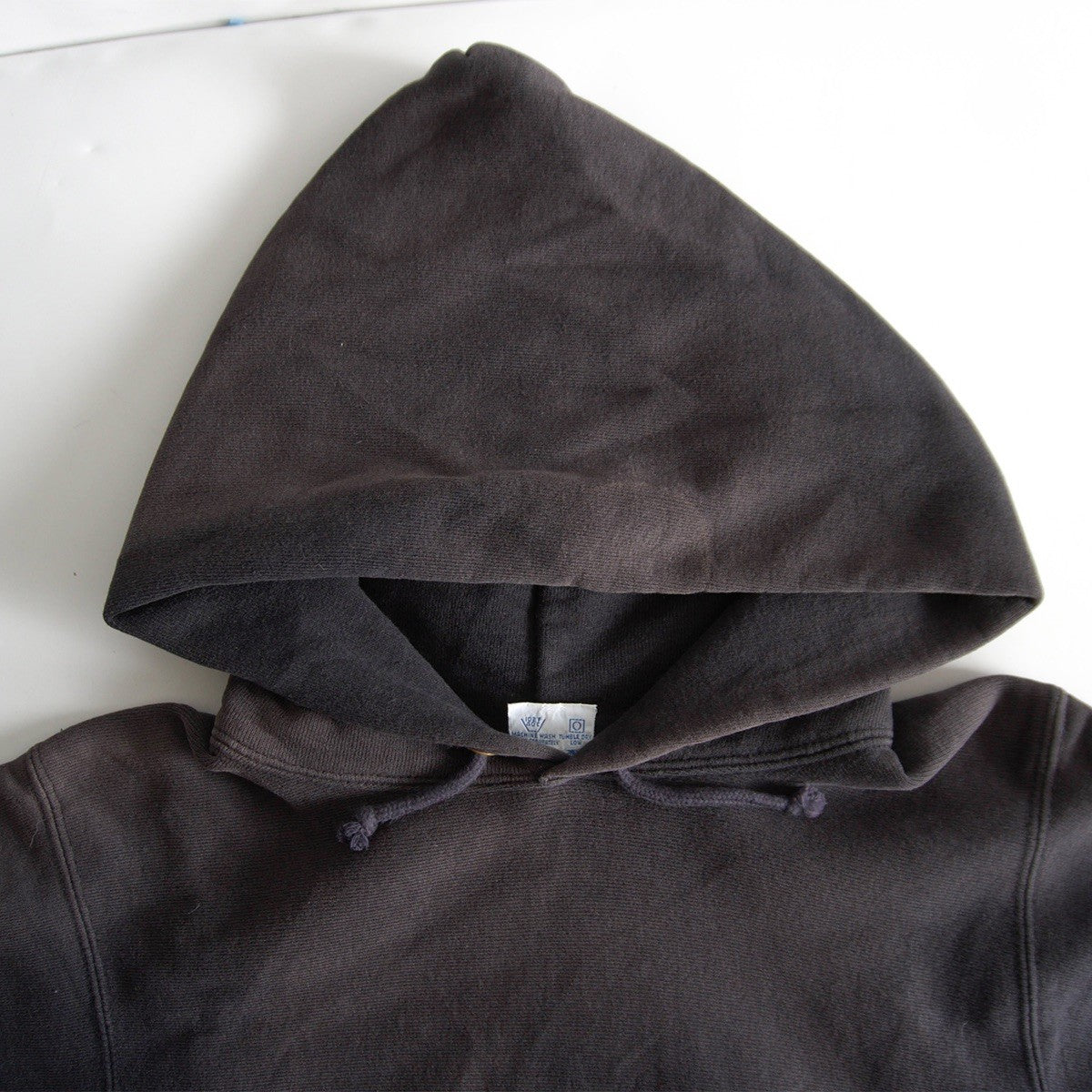 CHAMPION 90s Reverse Weave Black USA Hoodie Size M