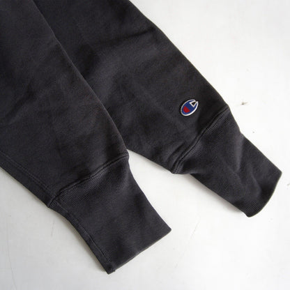 CHAMPION 90s Reverse Weave Black USA Hoodie Size M