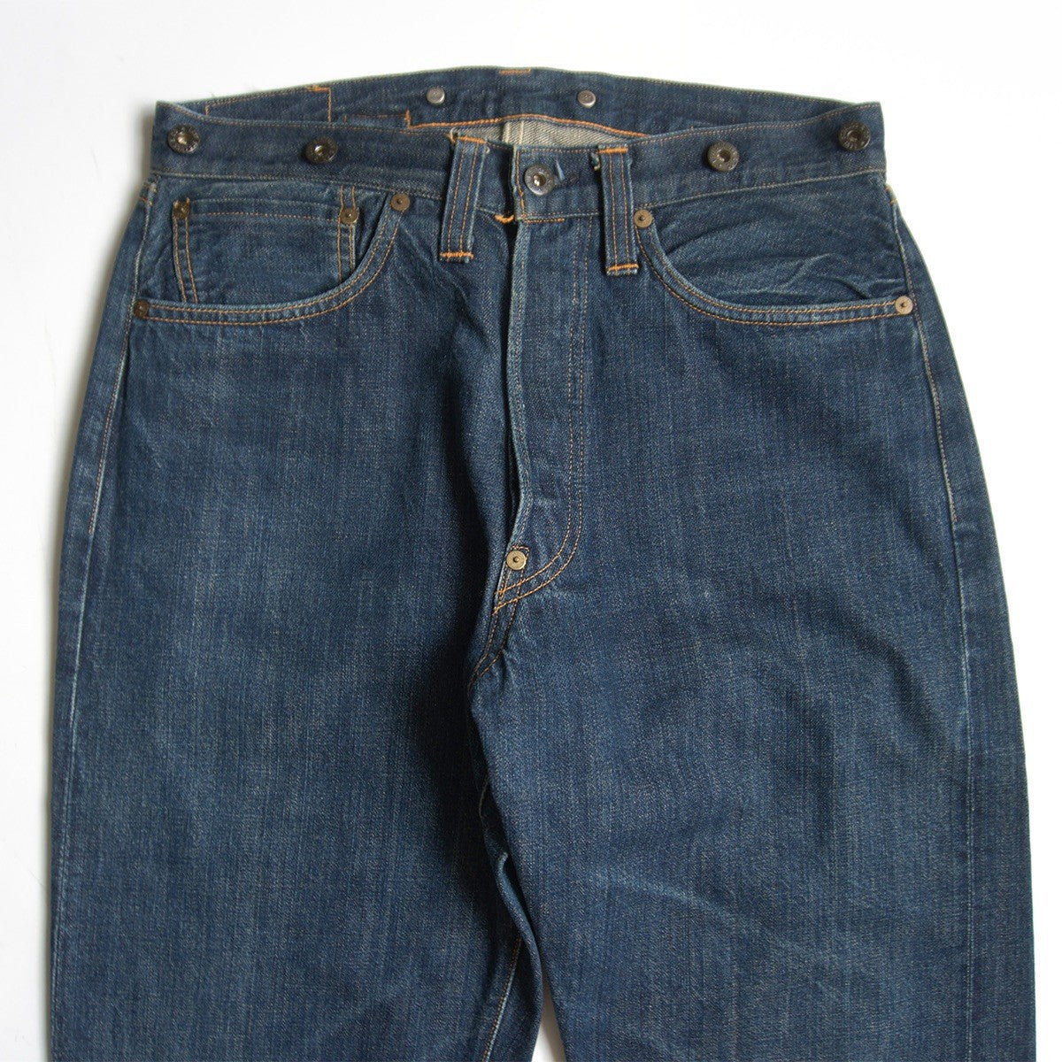LEVI'S Valencia 201XX Big E Denim Jeans USA Made Size 32×36