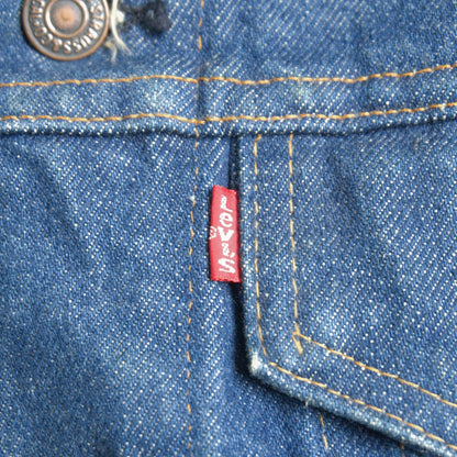 LEVI'S 70s 70505 4th Dark Wash Denim Jacket Size 38
