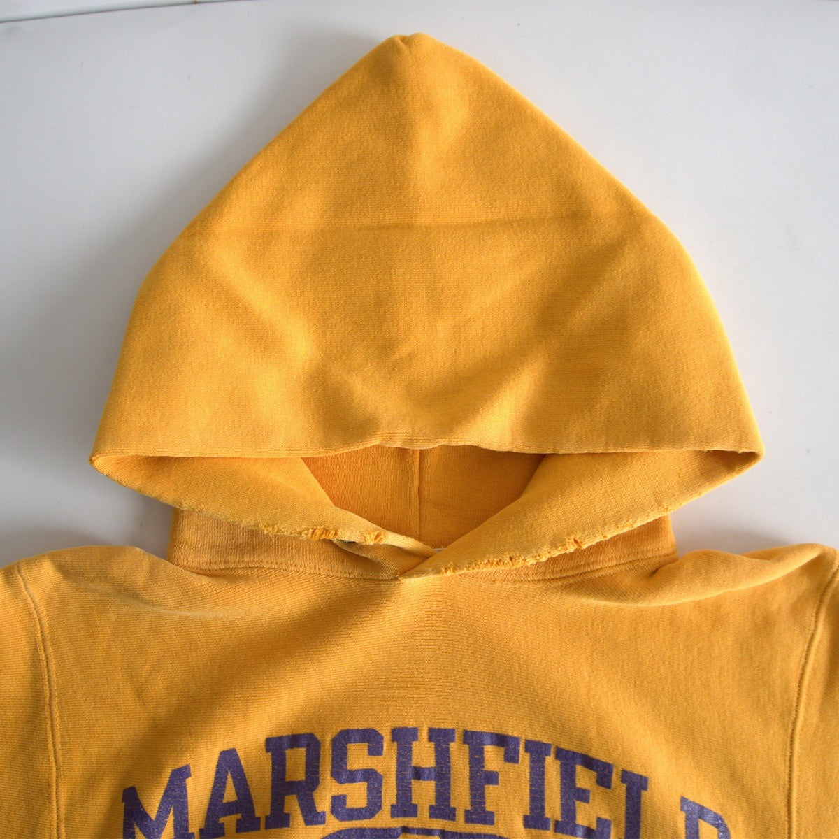 CHAMPION 80s Reverse Weave Club Logo USA Hoodie Size S