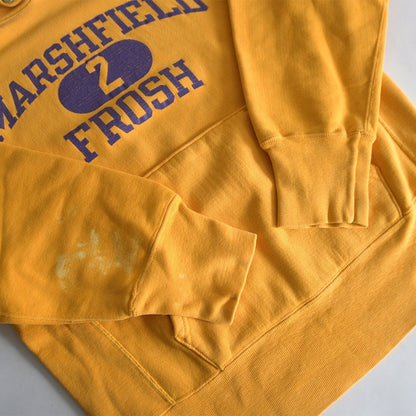 CHAMPION 80s Reverse Weave Club Logo USA Hoodie Size S