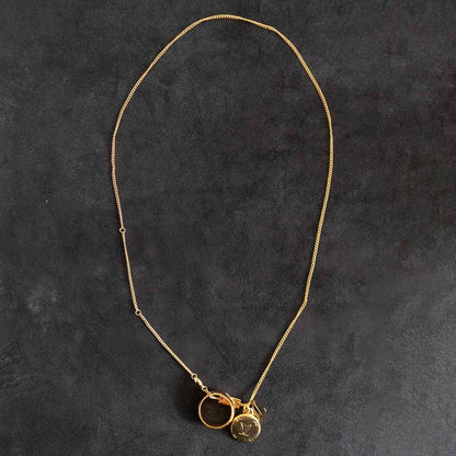 LOUIS VUITTON GP Monogram Necklace M80189 Size ONE SIZE