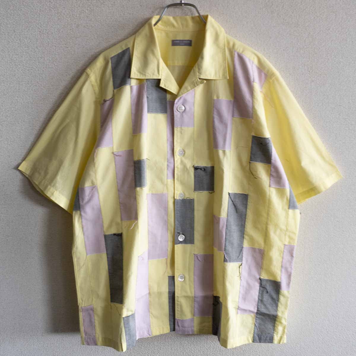 COMME des GARCONS HOMME 00s Patchwork Open Collar Size L
