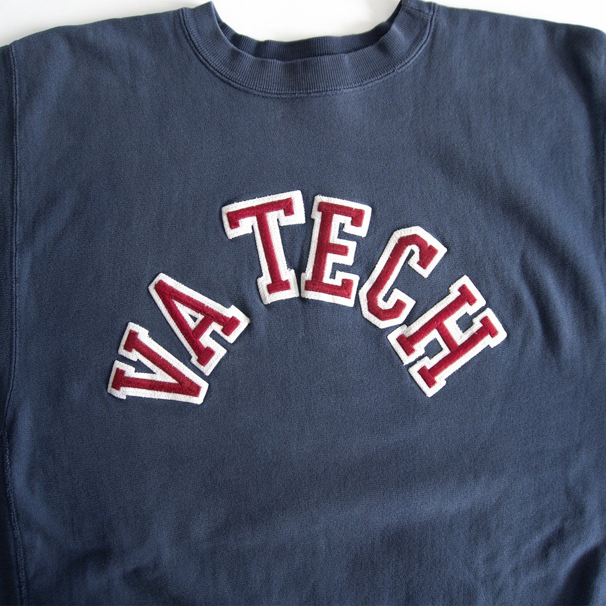 CHAMPION 80s VA Tech Reverse Weave Sweatshirt Size XXL