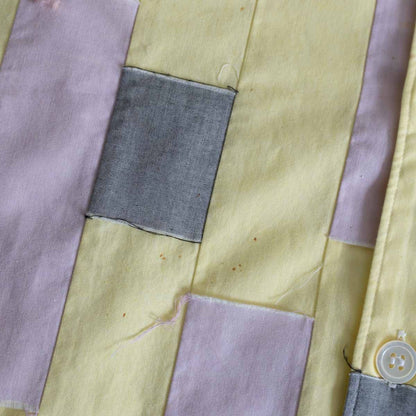 COMME des GARCONS HOMME 00s Patchwork Open Collar Size L