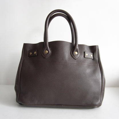 SITA PARANTICA Grained Leather Handbag Brown Size ONE SIZE