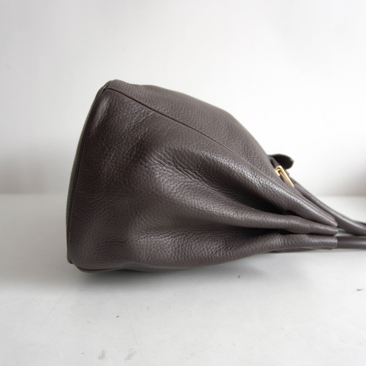 SITA PARANTICA Grained Leather Handbag Brown Size ONE SIZE