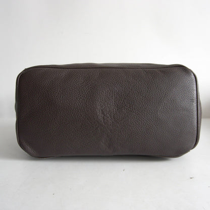 SITA PARANTICA Grained Leather Handbag Brown Size ONE SIZE