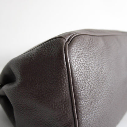 SITA PARANTICA Grained Leather Handbag Brown Size ONE SIZE