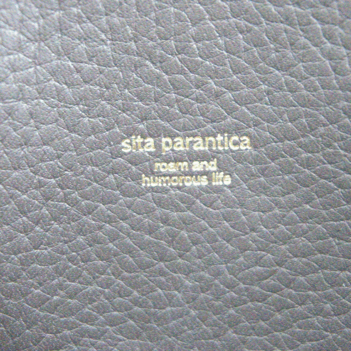 SITA PARANTICA Grained Leather Handbag Brown Size ONE SIZE