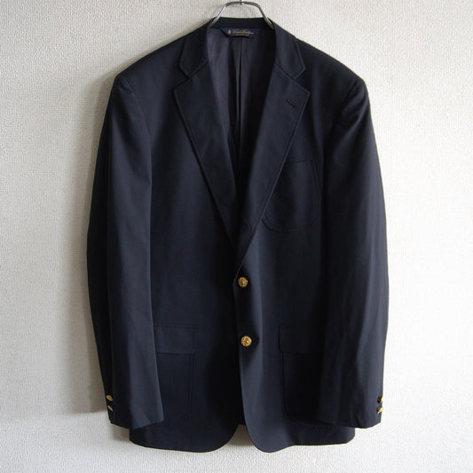 BROOKS BROTHERS Gold Button Navy Blazer Size 39REG