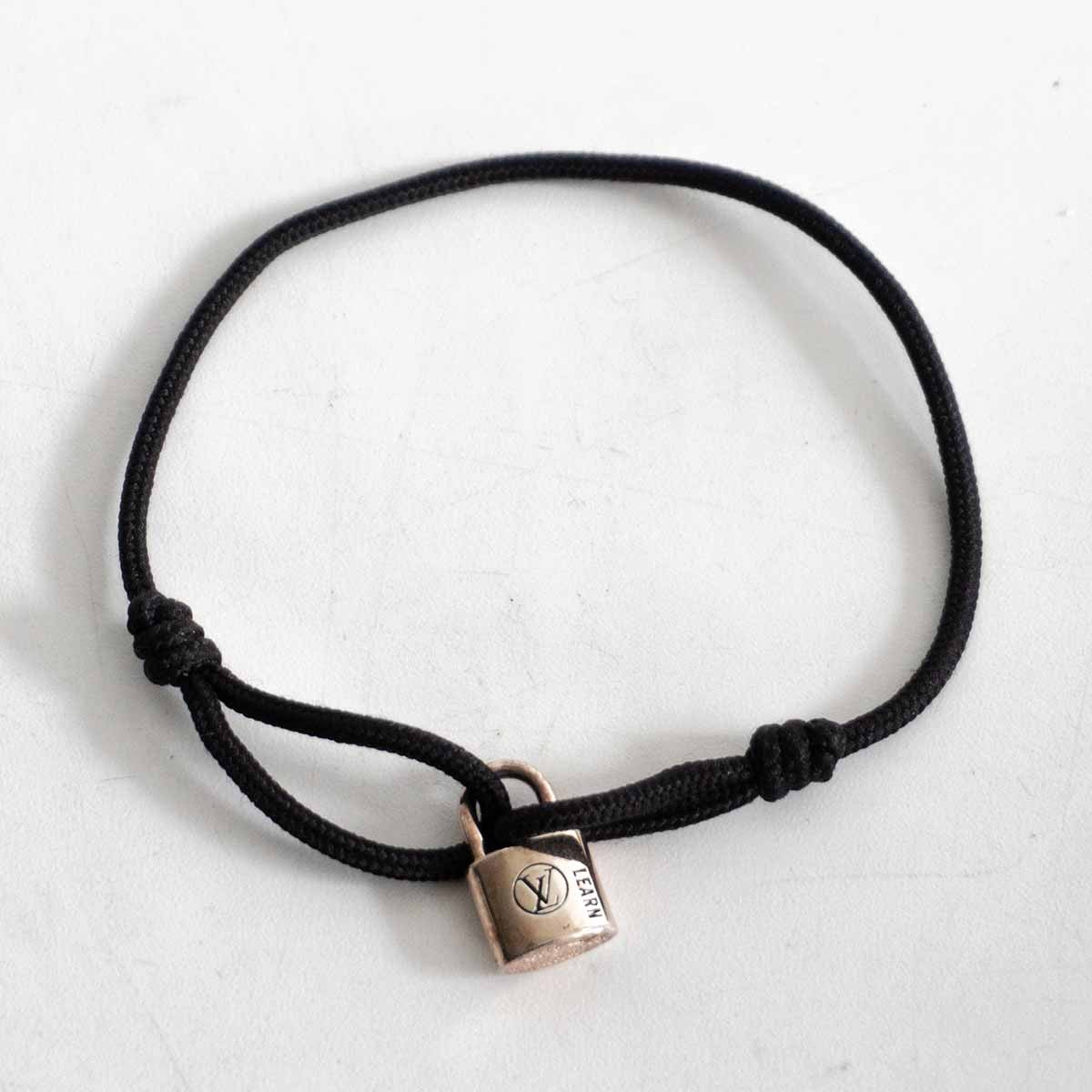 LOUIS VUITTON QA5524 Silver Lockit Bracelet Size ONE SIZE