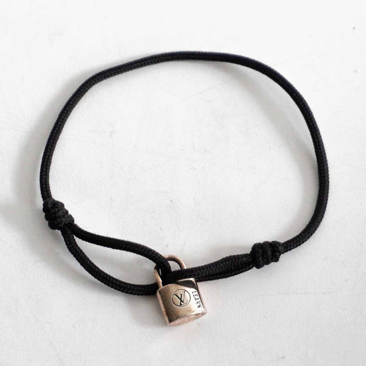 LOUIS VUITTON QA5524 Silver Lockit Bracelet Size ONE SIZE