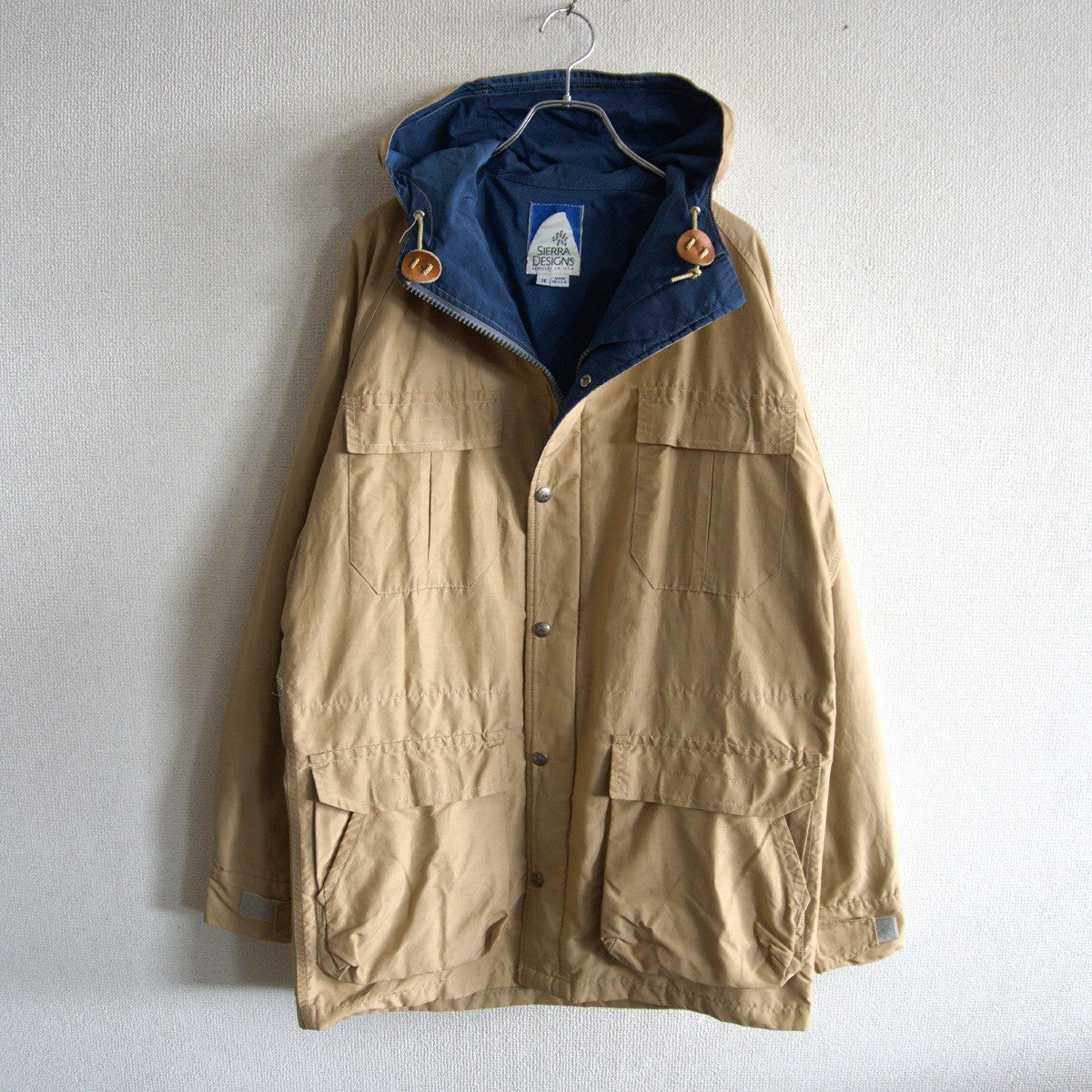 Sierra Designs USA Made 60/40 Mountain Parka Tan Size M